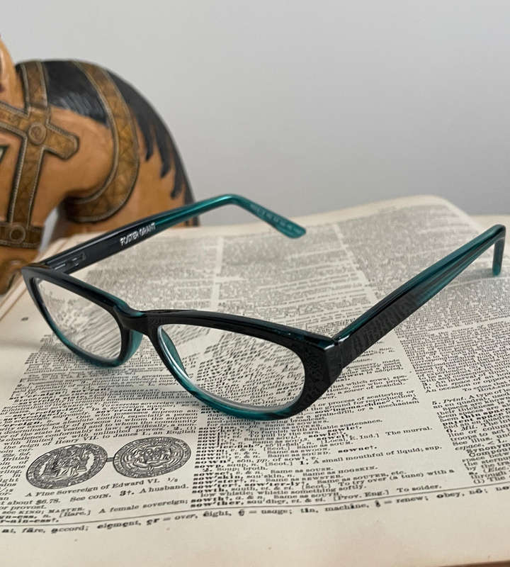Foster Grant TG0612 +3.00 Emerald Green & Black Ombre Reading Glasses  PD 62mm