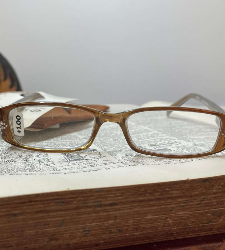 Sight Station +1.00 Reading Glasses  Vermont Brown | Lightweight | With Fabric Pouch