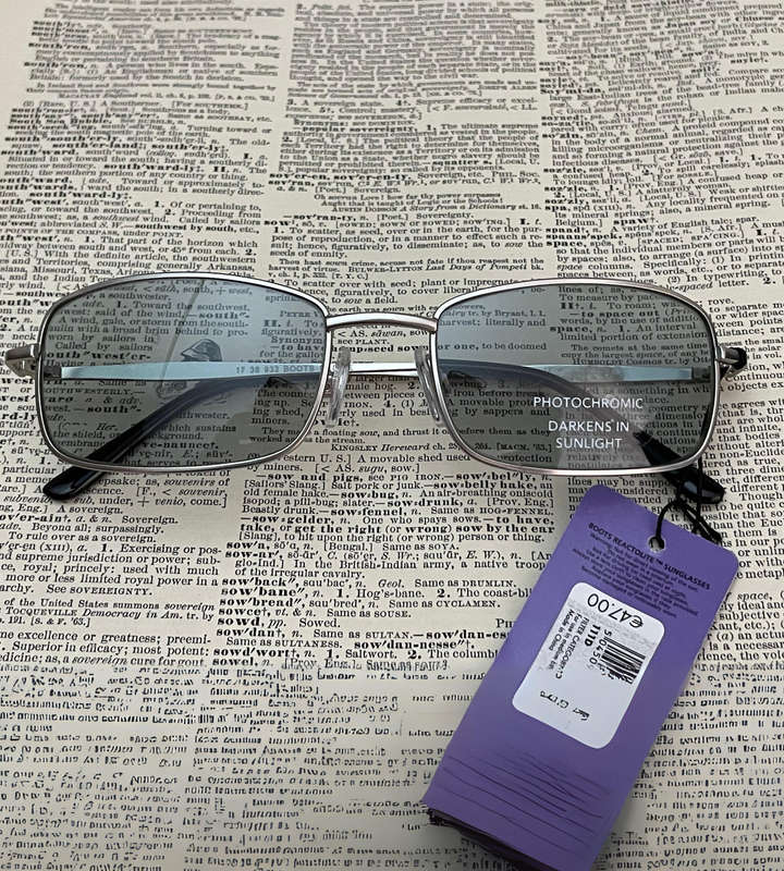 Brand New Boots Reactolite 111D Glasses  Category 2 Medium Tint, Optical Class 1, Model 17 38 933
