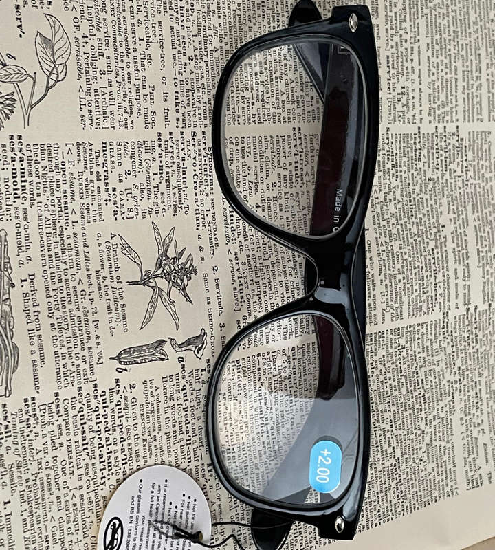 Glare GL013 +2.00 Reading Glasses  Stylish & Lightweight Design