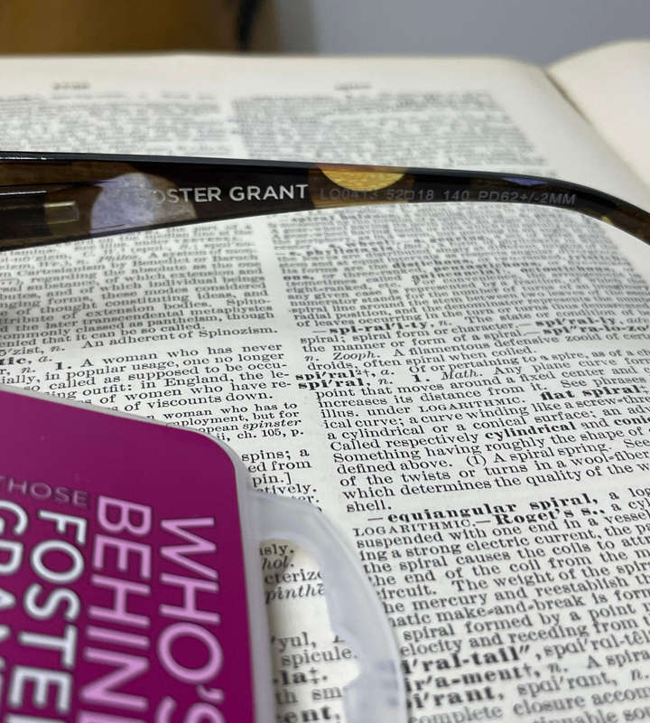 Sale- Foster Grant +1.50 Reading Glasses  Polka Dot Design | RFCUR150 UK Model LO0413 | 52-18-140