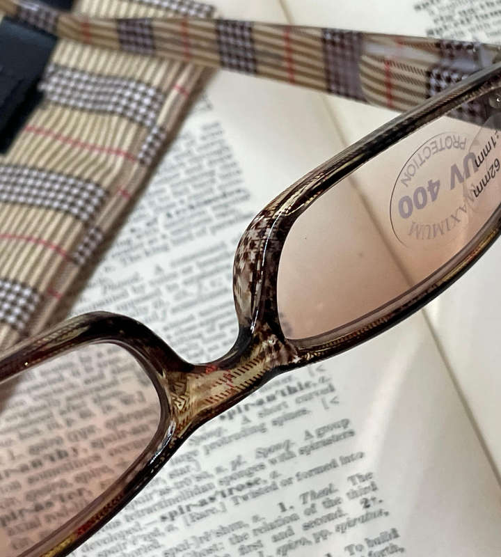 Sight Station RANGER Fashion Plaid +1.50 Reading Glasses | UV400 Protection | Tinted Aspheric Lenses