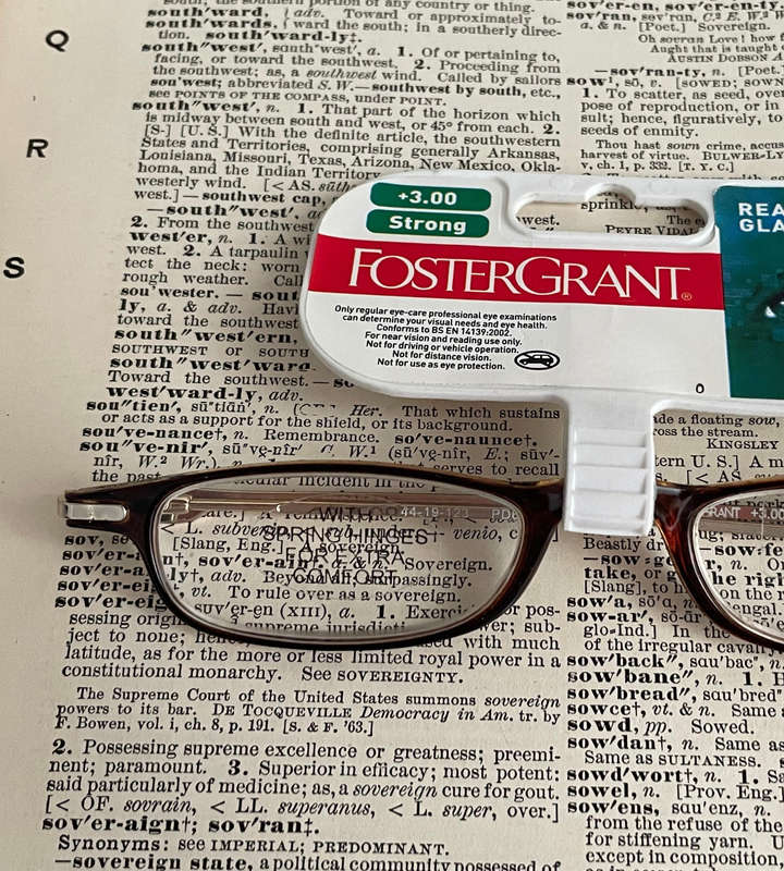 Foster Grant Keats KEA300 +3.00 Super Lightweight Reading Glasses with Spring Hinges & Readilite Asp