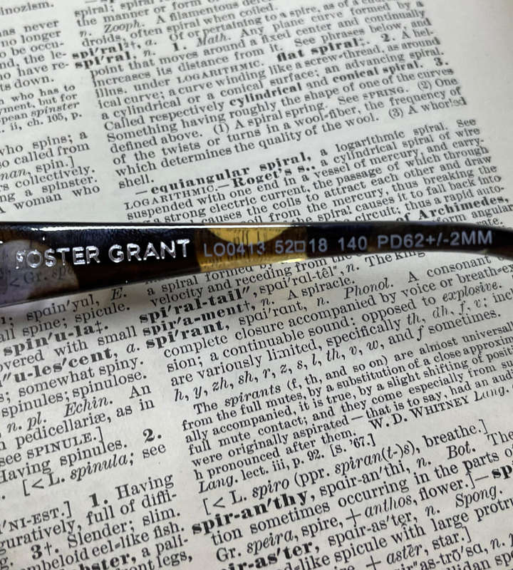 Sale- Foster Grant +1.50 Reading Glasses  Polka Dot Design | RFCUR150 UK Model LO0413 | 52-18-140