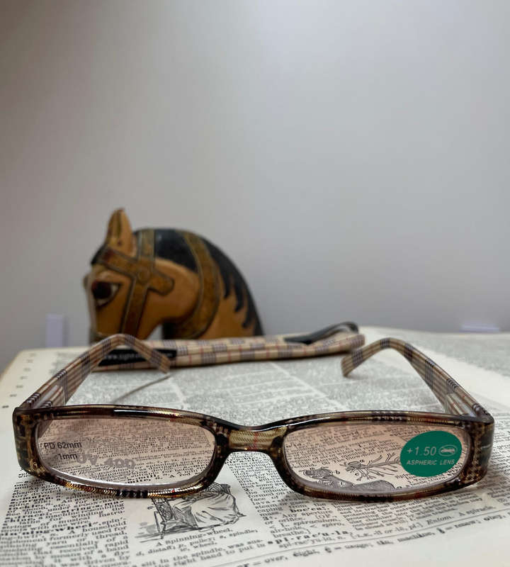 Sight Station RANGER Fashion Plaid +1.50 Reading Glasses | UV400 Protection | Tinted Aspheric Lenses