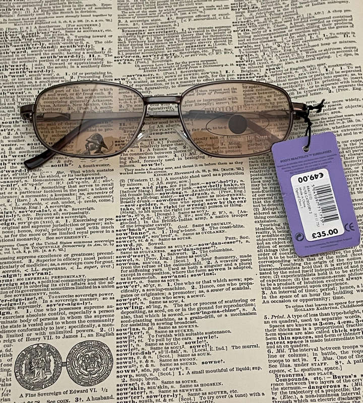 BOOTS Reactolite Sunglasses  Photochromic Lenses | Clearance | New & Unused