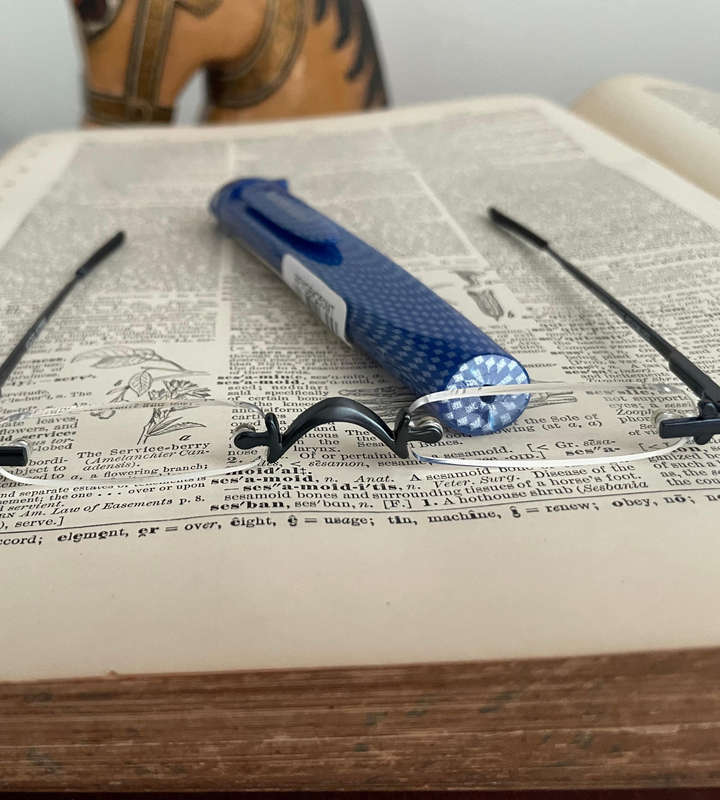 Foster Grant RFXGBU250 Gunner +2.50 Backup Reading Glasses  Pocket/Pen Size