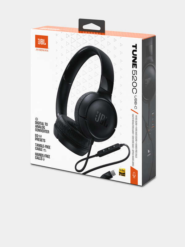 JBL Tune 520C Hi-Res Wired On Ear Headphone