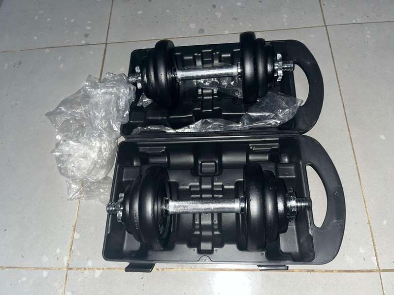 Dumbbells full set , 20 kg