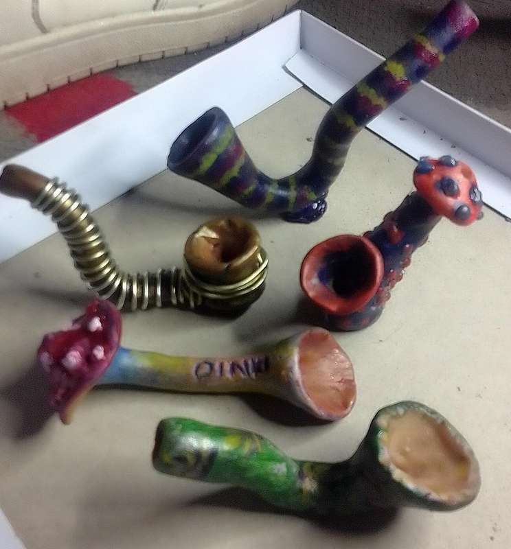 Unique Clay Smoking pipes