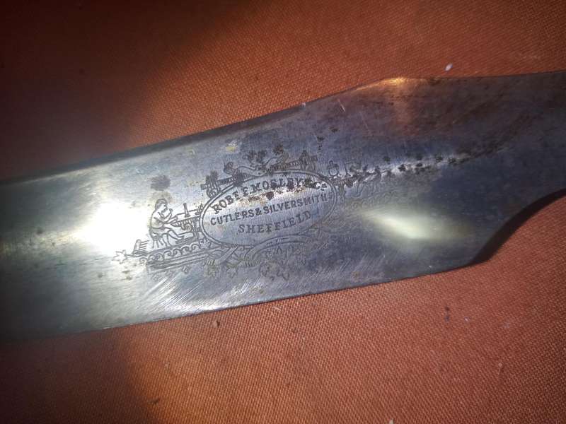 Antique carving set