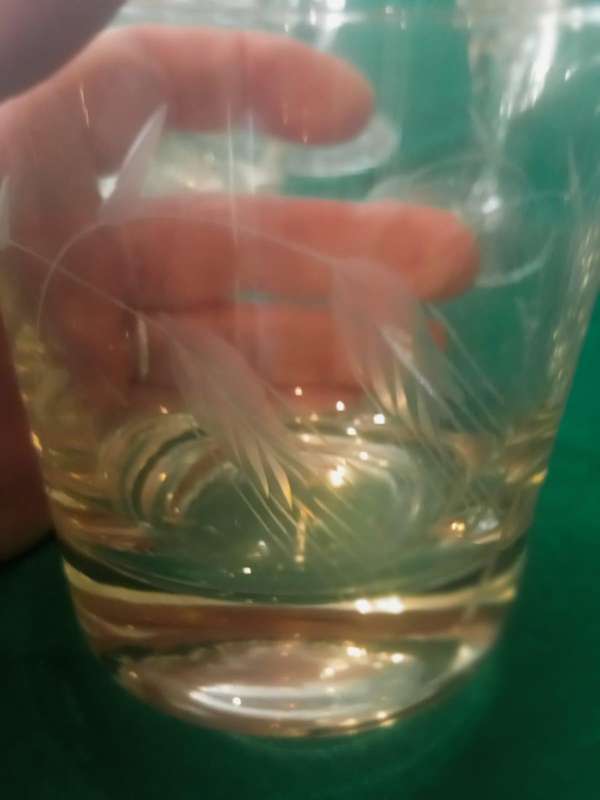 Wheat stamped glasses