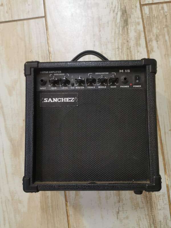 Sanchez Electric Guitar with Amp and Accessories
