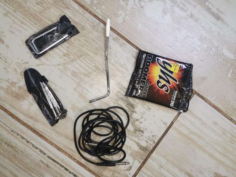 Sanchez Electric Guitar with Amp and Accessories