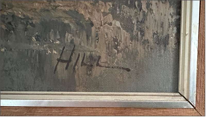 Original oil painting by Hill