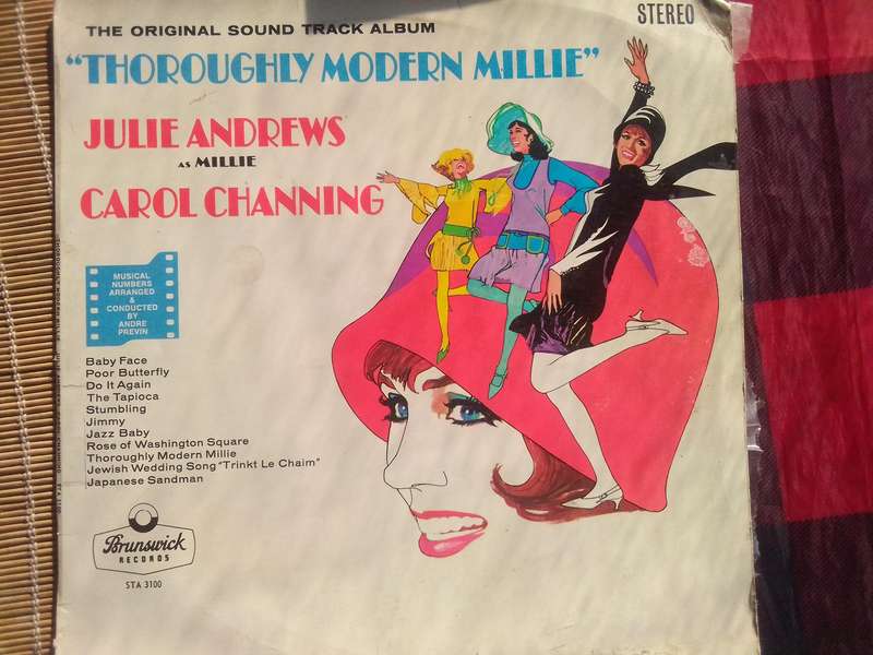 Thoroughly Modern Millie  Original 1967 Brunswick STA3100 LP, VG+ Vinyl + Cover  R200