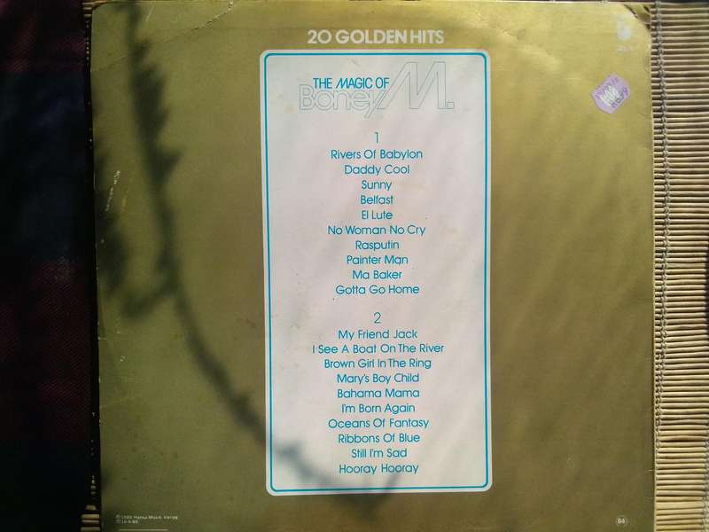 Boney M Gallo ZL1 Greatest Hits LP, VG Vinyl & Cover