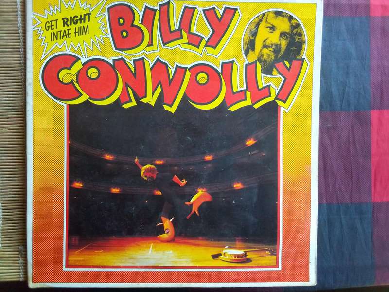 Billy Connolly  Get Right Intae Him LP (Polydor 2383368 / 2383368)  VG Vinyl & Gatefold Cover