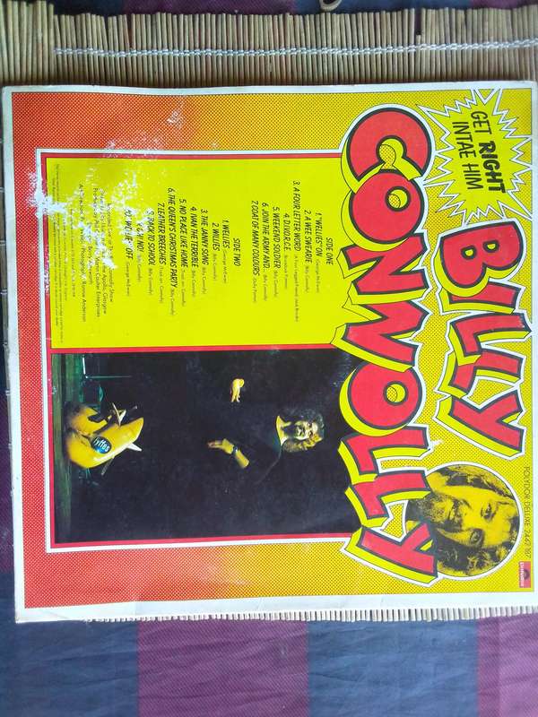 Billy Connolly  Get Right Intae Him LP (Polydor 2383368 / 2383368)  VG Vinyl & Gatefold Cover