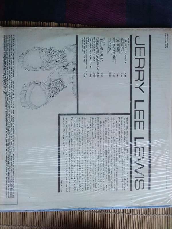 Jerry Lee Lewis  High Heel Sneakers (Pickwick /33 SPC 3224)  VG+