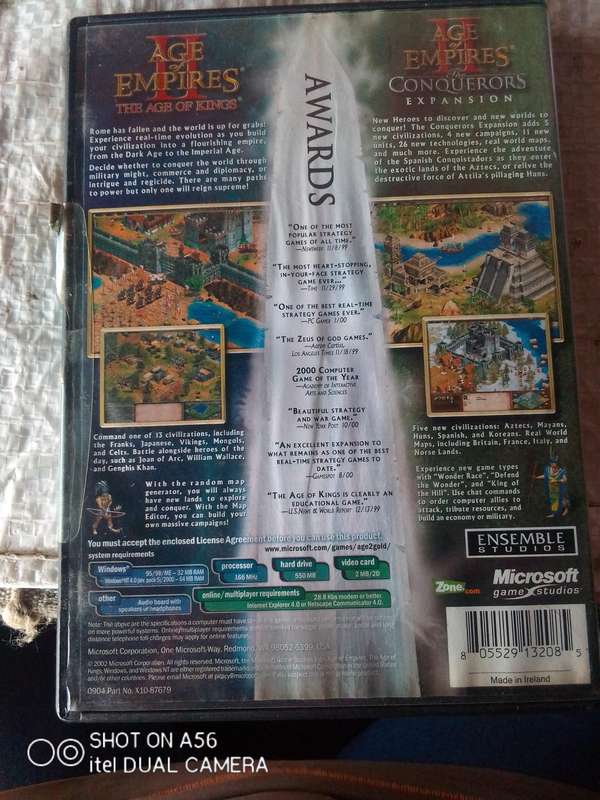  Ultra-Rare Collectors Edition  Age of Empires II Gold (PC CD-ROM, 3-Disc Set) | Mint Condition