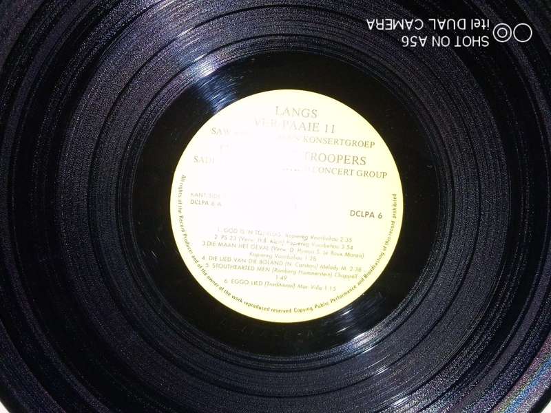 Rare SADF Chaplain Corps Choir Vinyl  Langs Ver Paaie 11