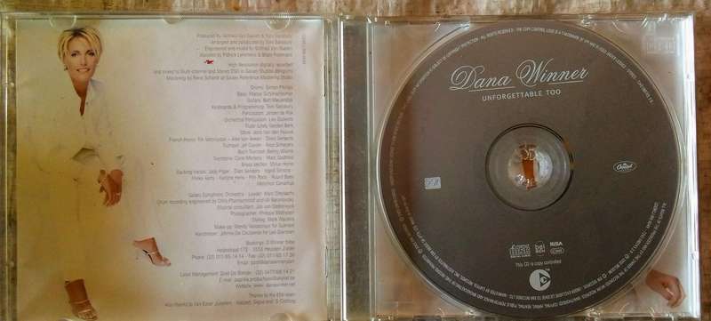 Dana Winner  Unforgettable Too (SIGNED)  R400 + Courier via Bobshop