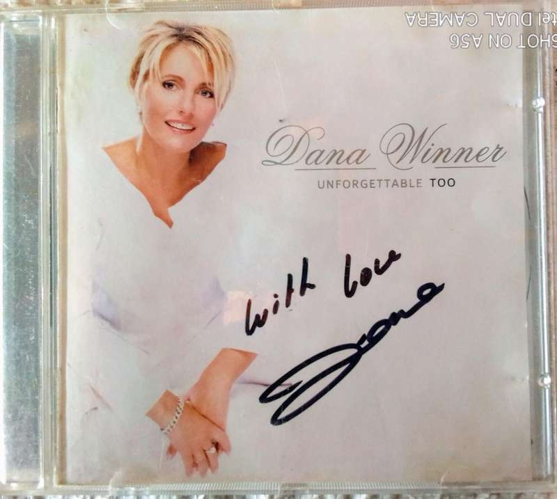 Dana Winner  Unforgettable Too (SIGNED)  R400 + Courier via Bobshop