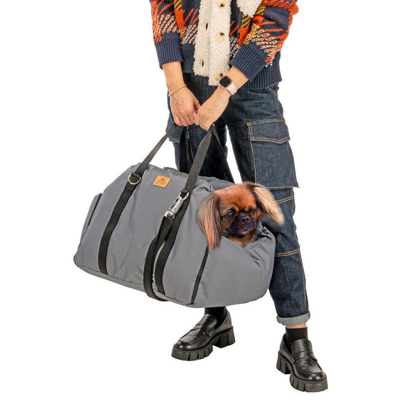 Ferplast Cruiser Dog Car Carrier Bag  Travel Bag for Small Dogs Up to 15kg, Convertible & Washable