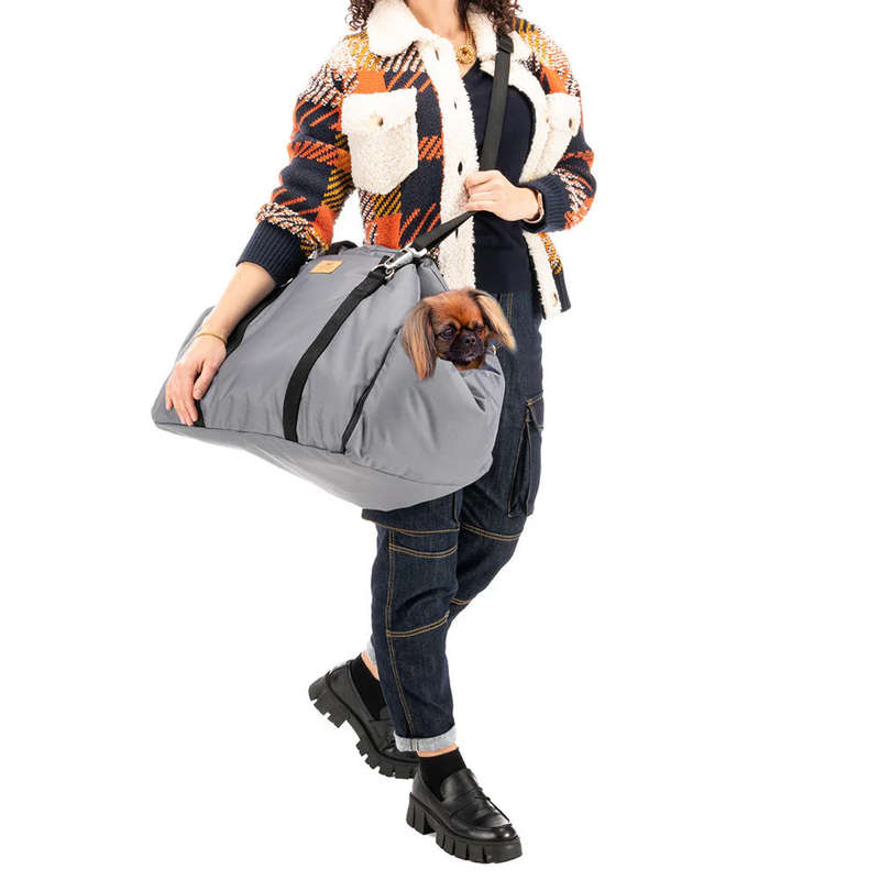 Ferplast Cruiser Dog Car Carrier Bag  Travel Bag for Small Dogs Up to 15kg, Convertible & Washable