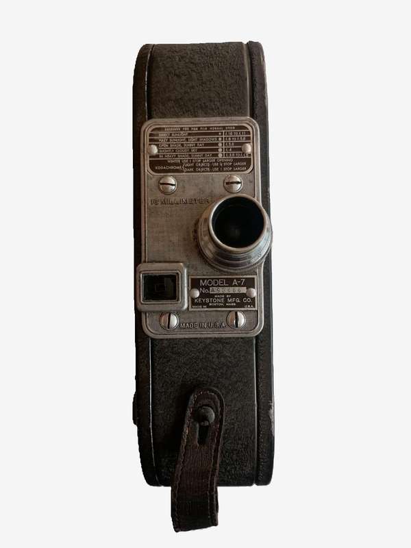 Vintage Keystone A-7 16mm Movie Camera  USA Made | Model A-7 with Original Case