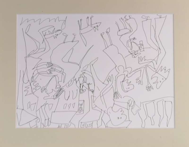 Elwin Buchel Pen Sketches - All Original not framed at bargain price of R380