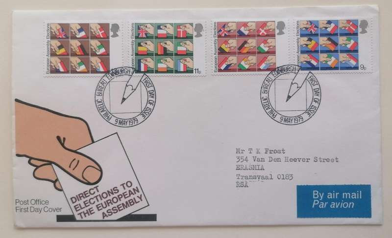 1979 UK First Day Cover European Assembly Elections with Insert