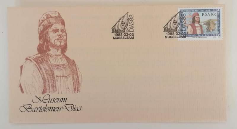 1988 Bartolomeu Dias Museum Cover  Mossel Bay | National Festival 14881988