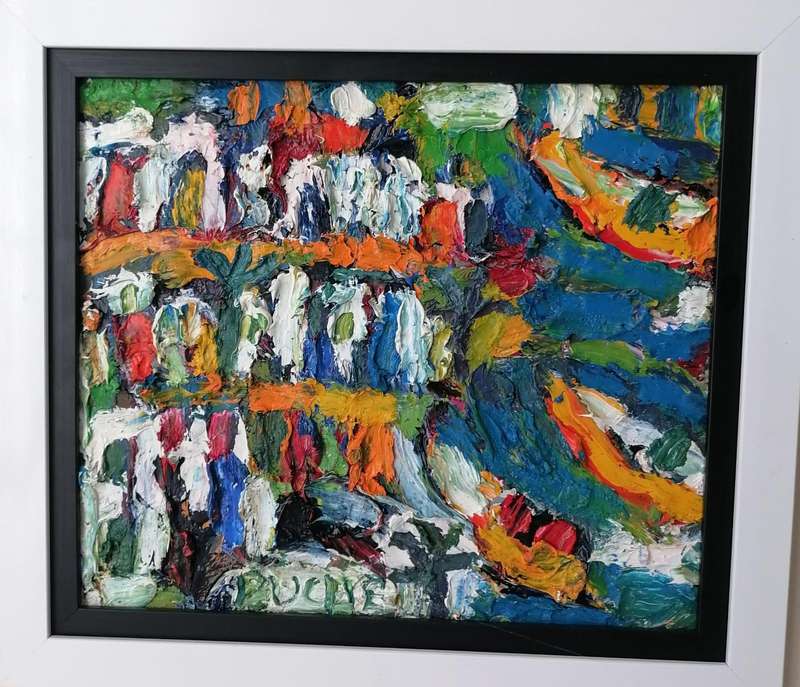 Original Painting by Elwin Buchel  Rare Opportunity to Own Exclusive Art