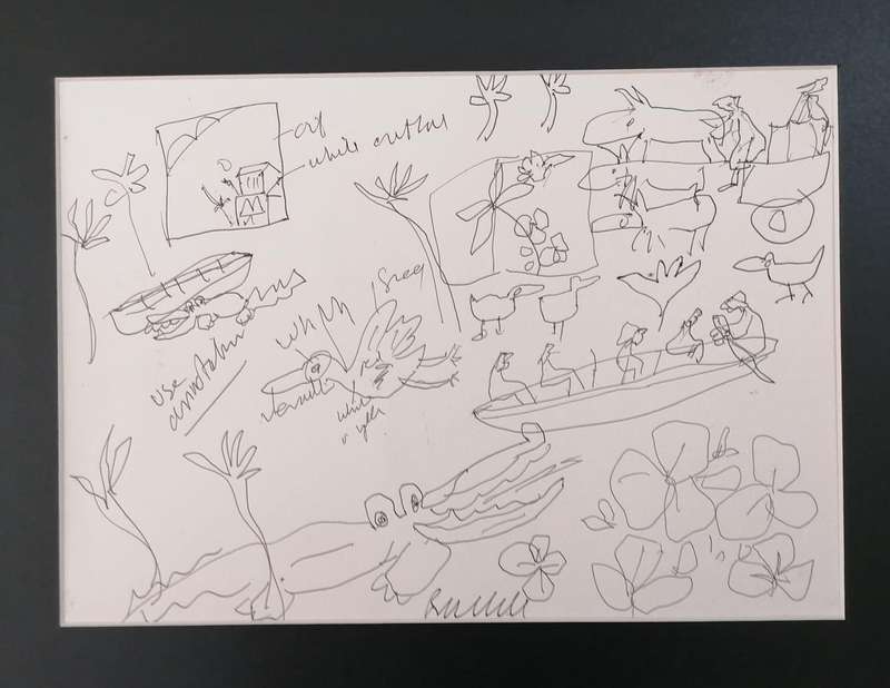 Elwin Buchel Pen Sketches - All Original not framed at bargain price of R380