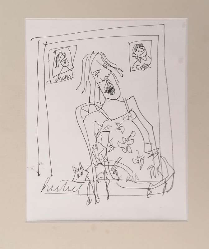 Elwin Buchel Pen Sketches - All Original not framed at bargain price of R380