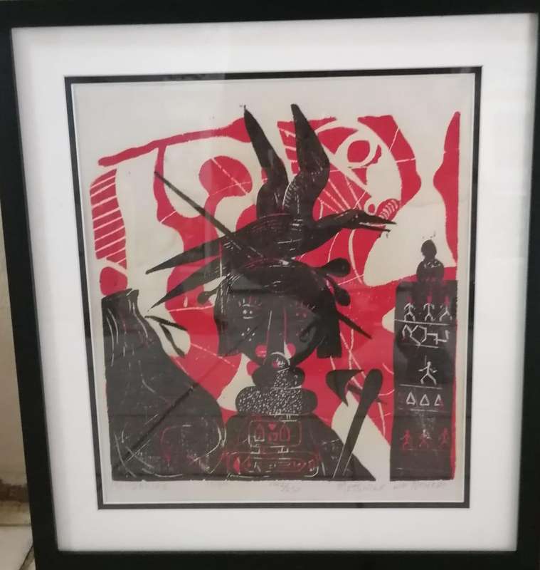 Motshile Wa Nthodi  Painting Original - Bird
