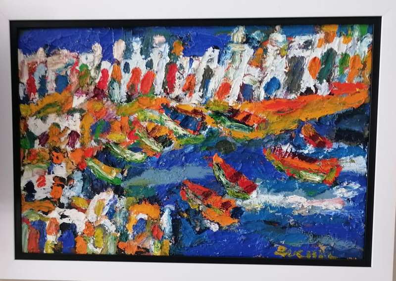 Original Painting by Elwin Buchel  Rare Opportunity to Own Exclusive Art