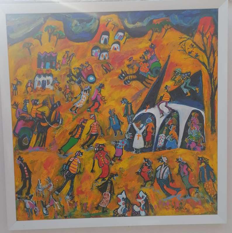 Original Painting by Dr. Elwin Buchel  Rare Opportunity to Own Exclusive Art