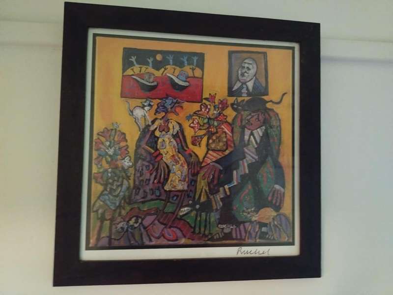 Elwin Buchel Acrylic Painting Clown