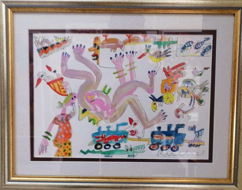 Original Water Color By  Elwin Buchel - Rare Opportunity to Own Exclusive Art