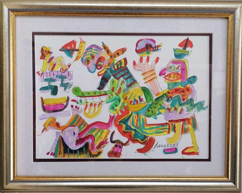 Original Water Color by Elwin Buchel - Rare Opportunity to Own Exclusive Art