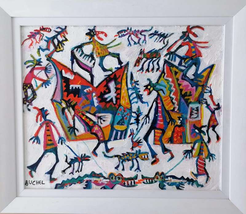 Original Painting by Elwin Buchel  Rare Opportunity to Own Exclusive Art