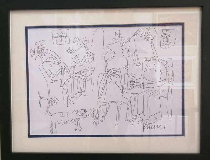 Original Sketch by Elwin Buchel  Rare Opportunity to Own Exclusive Art