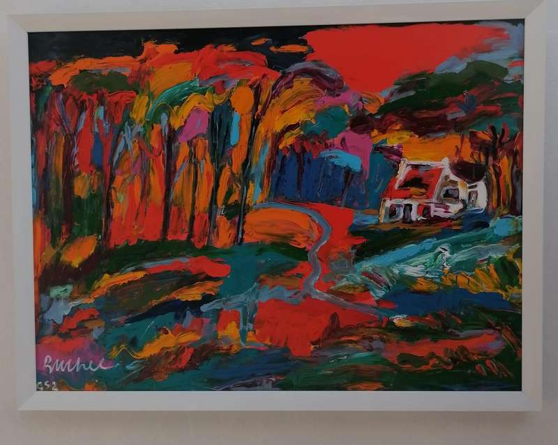 Original Painting by Dr. Elwin Buchel  Rare Opportunity to Own Exclusive Art