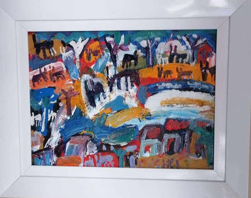 Original Painting by Elwin Buchel  Rare Opportunity to Own Exclusive Art