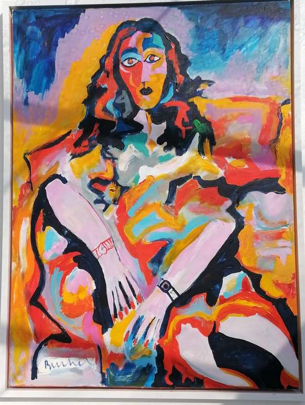 Original Painting by Elwin Buchel  Rare Opportunity to Own Exclusive Art