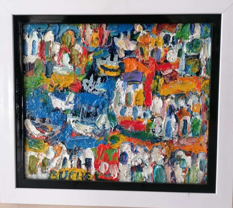 Original Painting by Dr. Elwin Buchel  Rare Opportunity to Own Exclusive Art