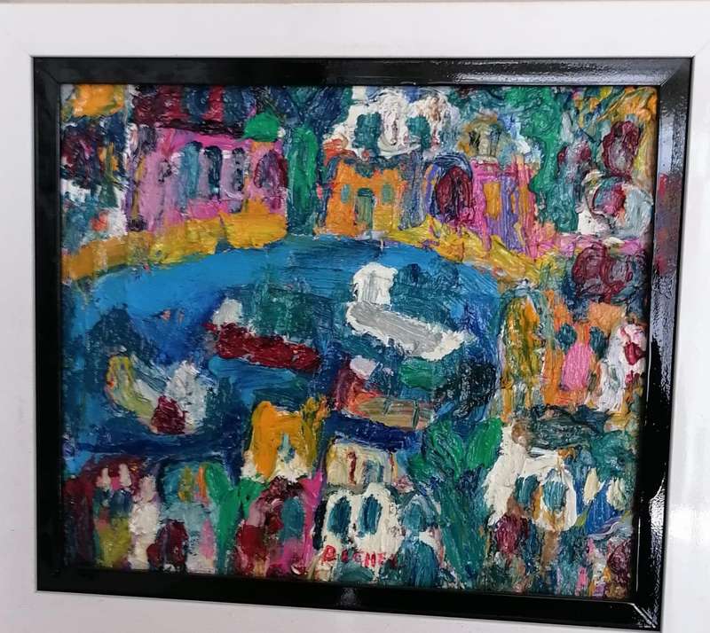 Original Painting by  Elwin Buchel  Rare Opportunity to Own Exclusive Art